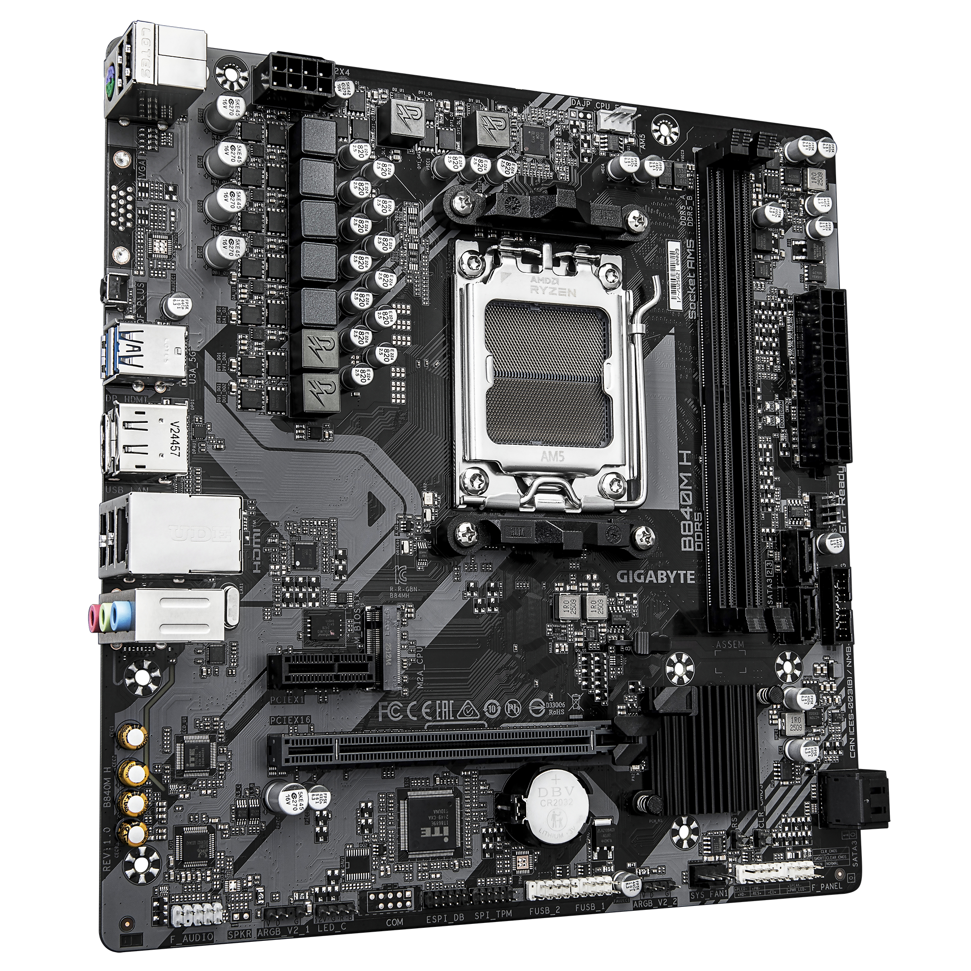 Gigabyte B840M H                    (B840,AM5,mATX,DDR5)