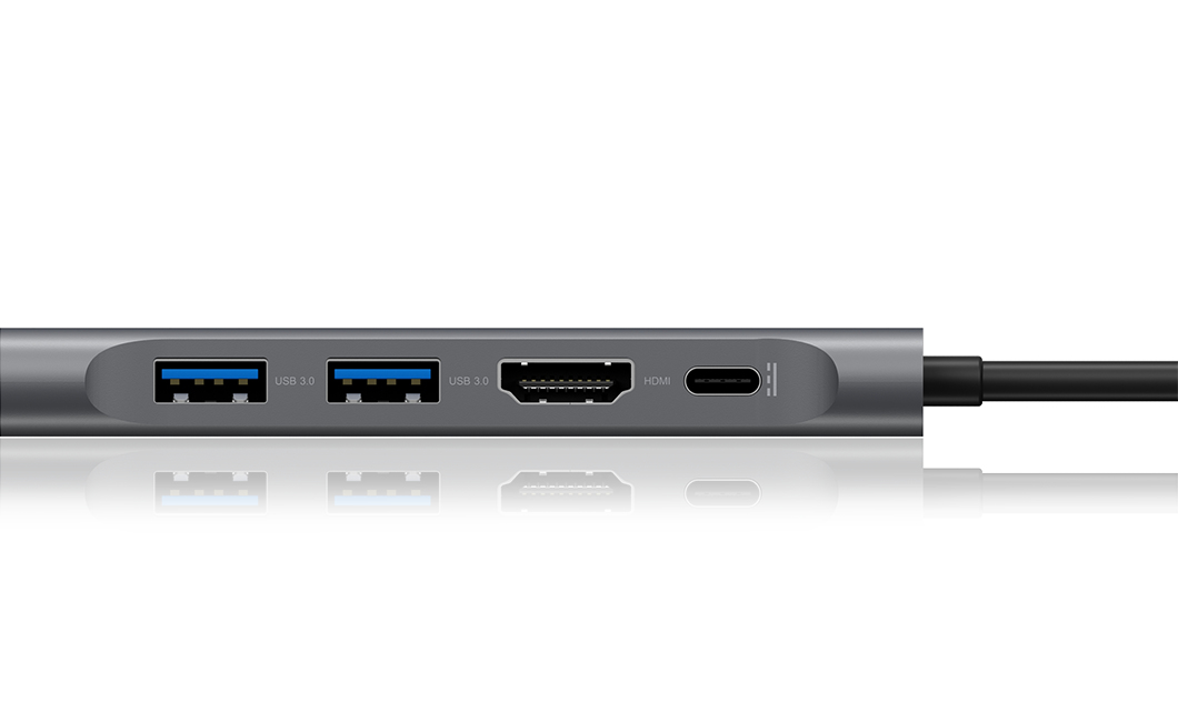 ICY BOX IB-DK4022-CPD Wired USB 3.2 Gen 1 (3.1 Gen 1) Type-C Anthracite, Black – image 5