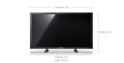 Samsung 820DXn computer monitor 2.08 m (82") – image 6