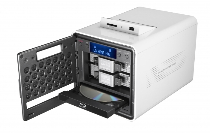 LG N2B1D NAS/storage server Black, White – image 1