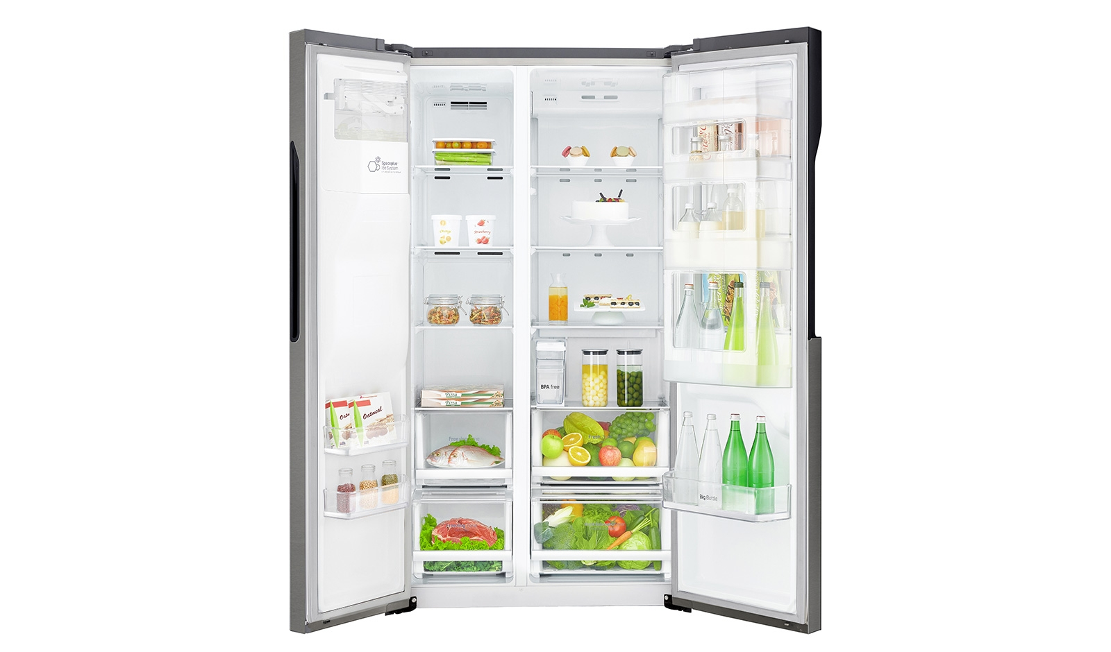 LG GSJ361DIDV side-by-side refrigerator Freestanding – image 2