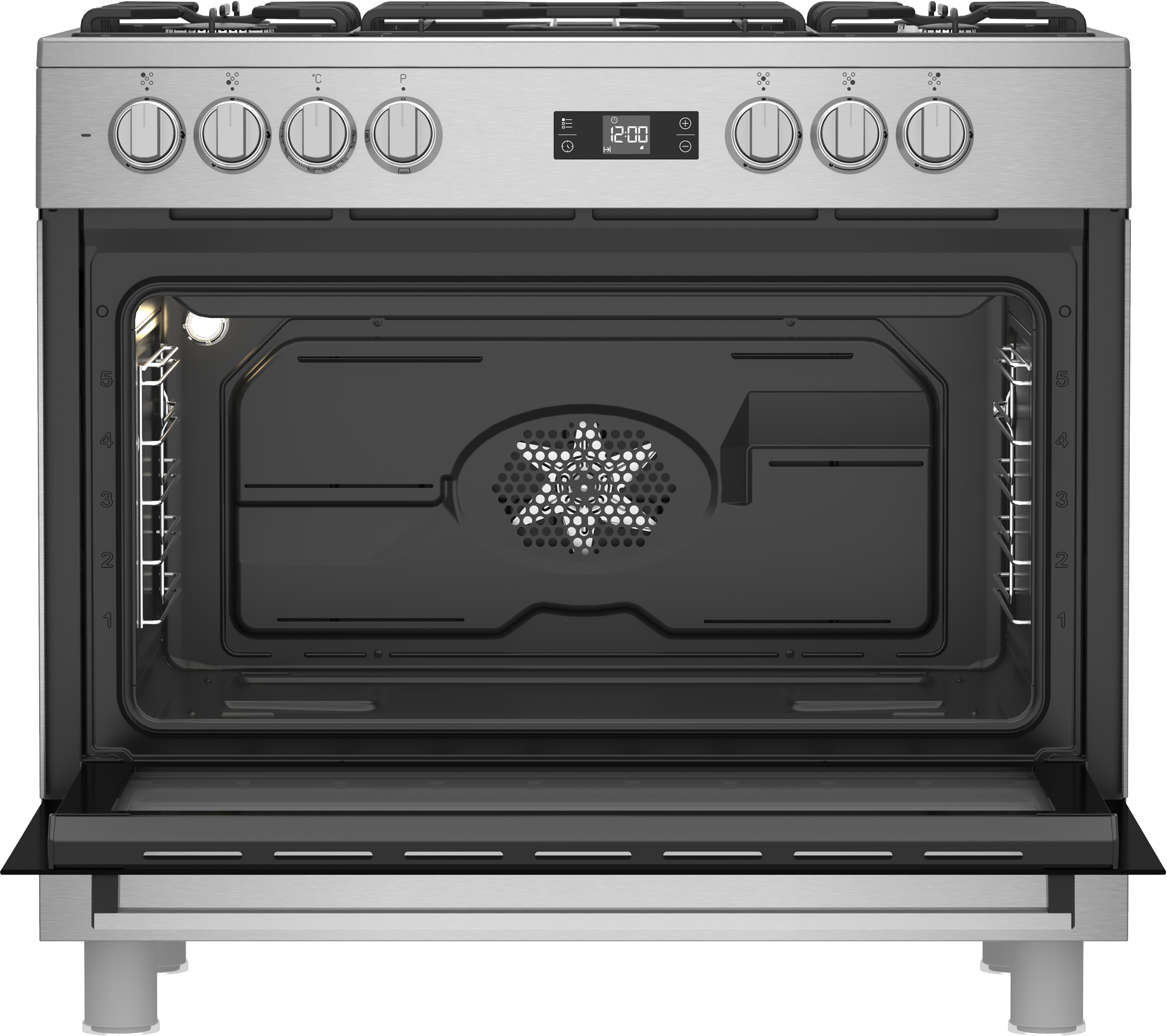 Beko GF15320DXNS cooker Range cooker Electric Gas Stainless steel – image 6