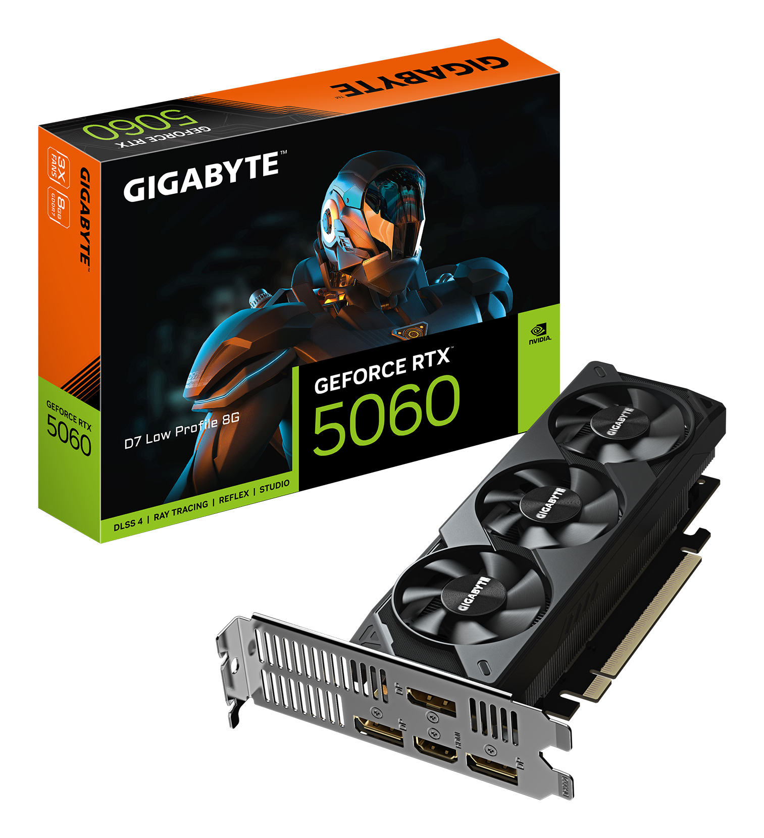 GIGABYTE GeForce RTX 5060 D7 Low Profile 8G