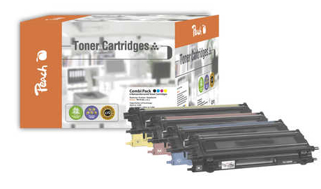 Peach PT287 toner cartridge 4 pc(s) Black, Cyan, Magenta, Yellow