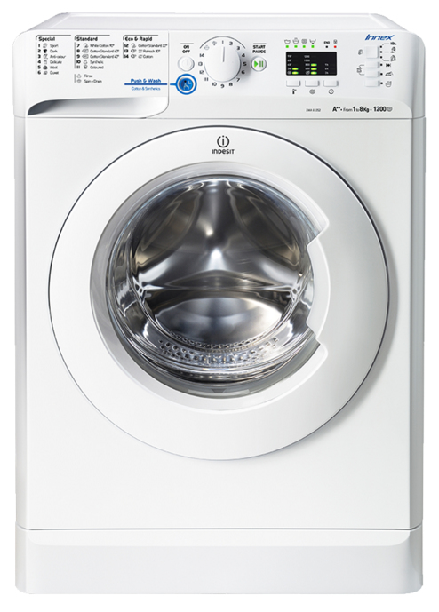 Indesit XWA81252X washing machine Front-load