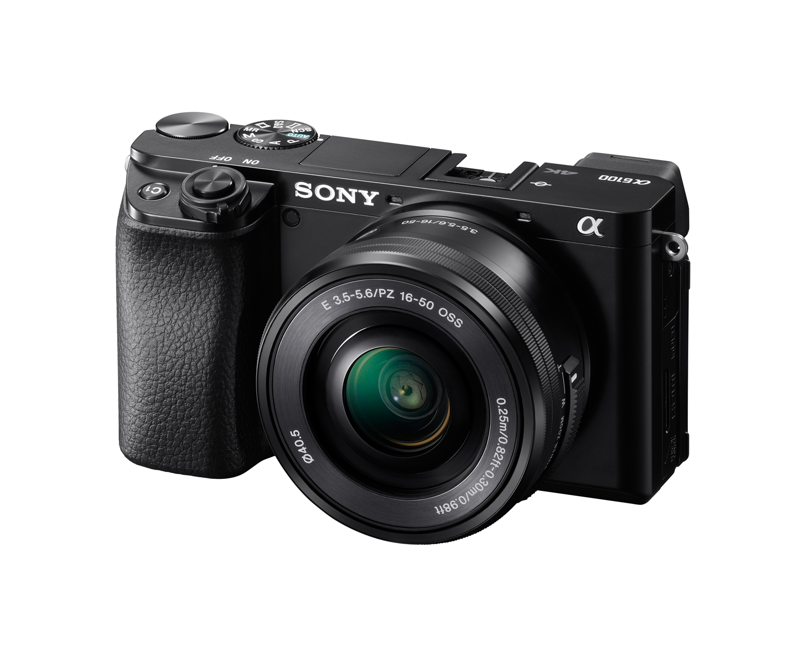 Sony α Alpha 6100 Kit Fotocamera Digitale Mirrorless con Obiettivo Intercambiabile SELP 16-50mm, Sensore APS-C, Video 4K, Real