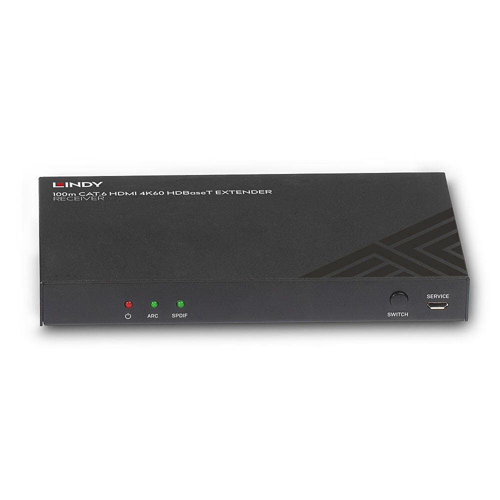 Lindy 100m Cat.6 HDMI 4K60, Audio, IR and RS-232 HDBaseT Receiver – image 3