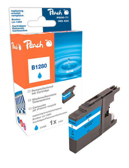 Peach 316328 ink cartridge 1 pc(s) Compatible Cyan