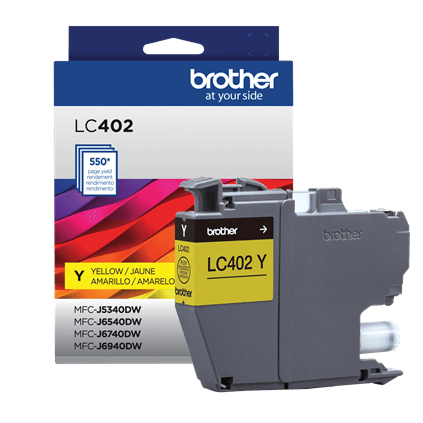 Brother LC402YS ink cartridge 1 pc(s) Original Standard Yield Yellow – image 2