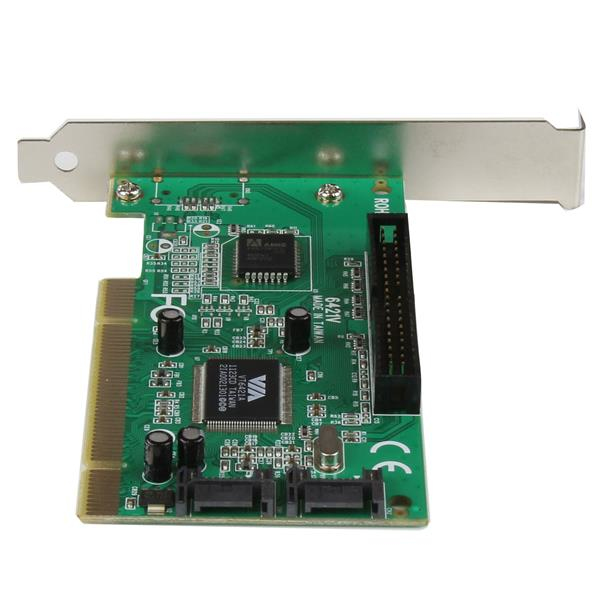 StarTech.com 2S1I PCI SATA IDE Combo Controller Adapter Card - Storage controller (RAID) - 3 Channel - SATA-150/DMA/ATA-133 - 150 MBps - RAID 0, 1, JBOD - PCI / – image 3