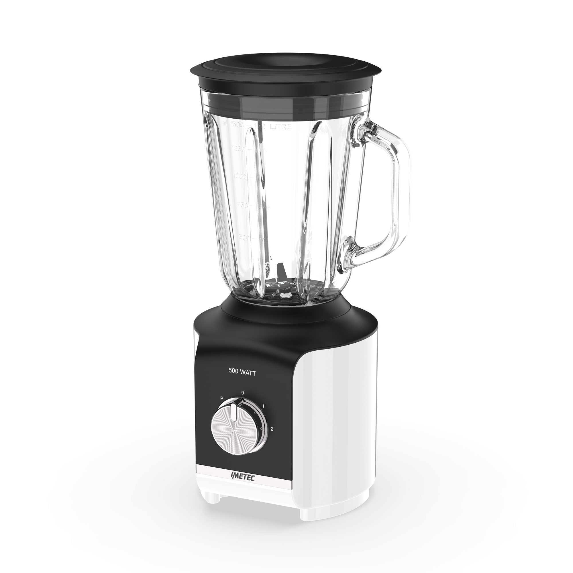 Imetec BL1000 1.5 L Tabletop blender 500 W Grey, White