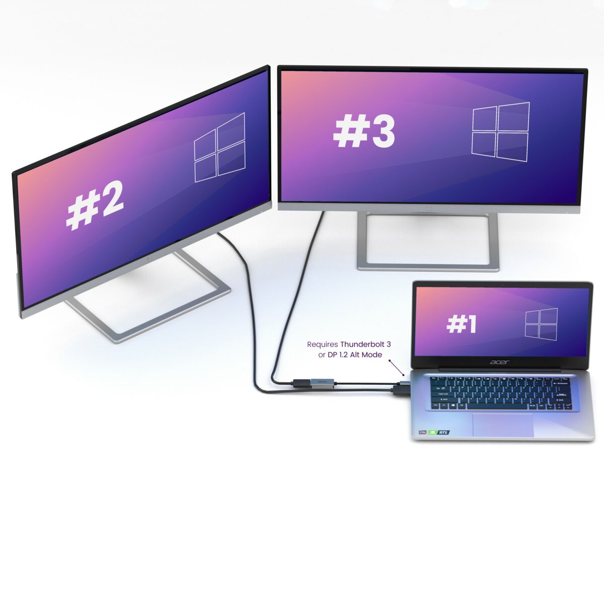 Marmitek Connect USB C to HDMI - USB-C to HDMI adapter – image 5