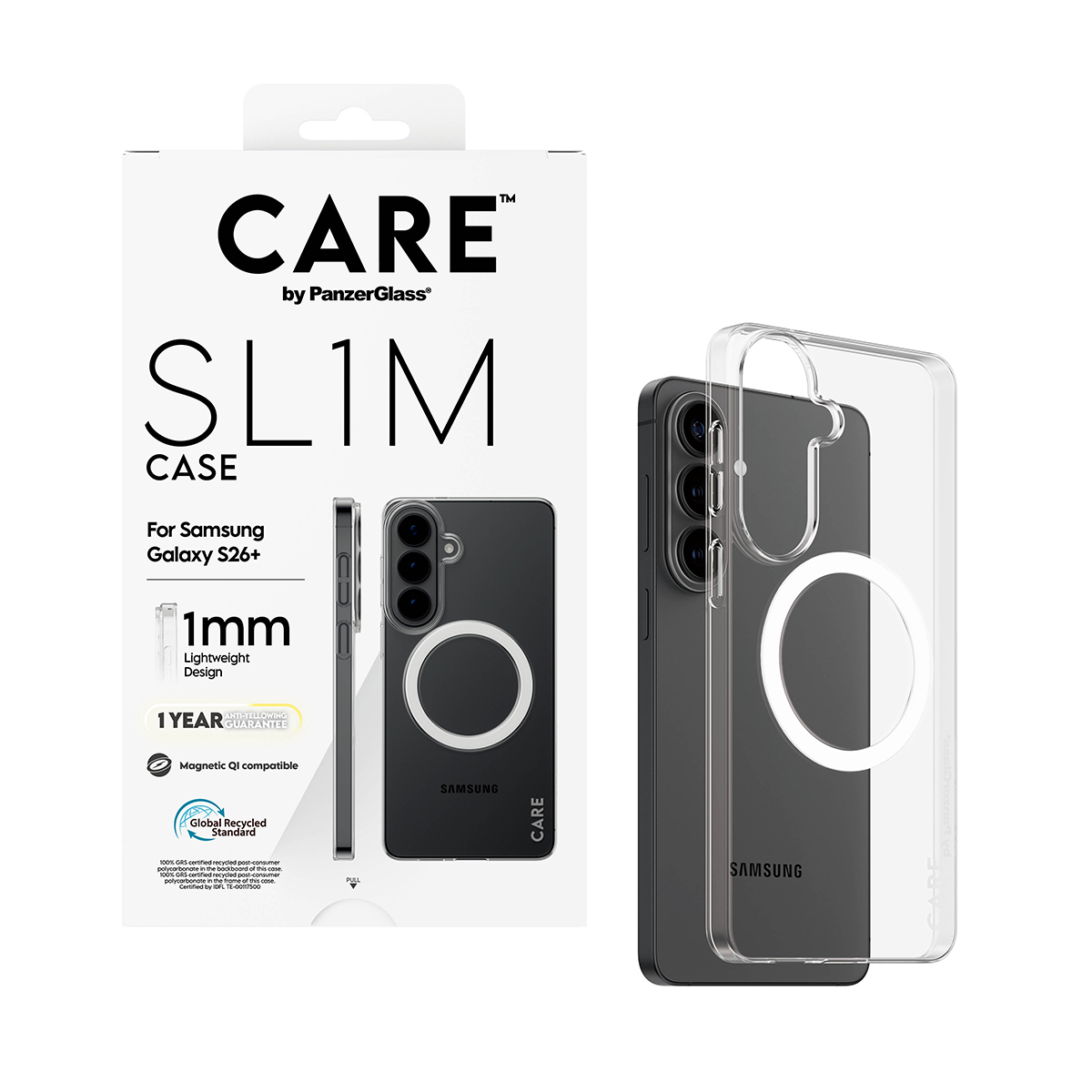 PanzerGlass CARE™ by PanzerGlass® SL1M Case Transparent w. Qi Samsung Galaxy S26+ – image 5