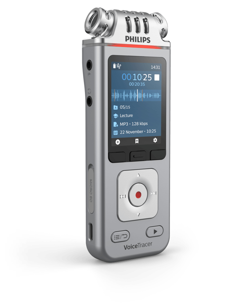 Philips Voice Tracer DVT4110/00 dictaphone Flash card Chrome, Silver – image 7