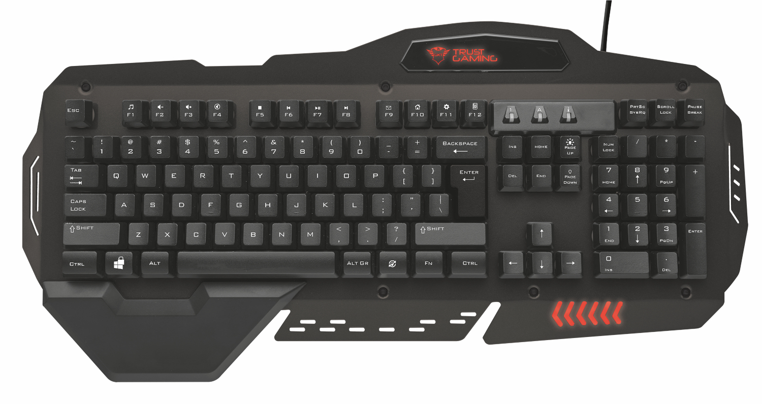 Trust GXT 850 Metal Gaming Keyboard ND