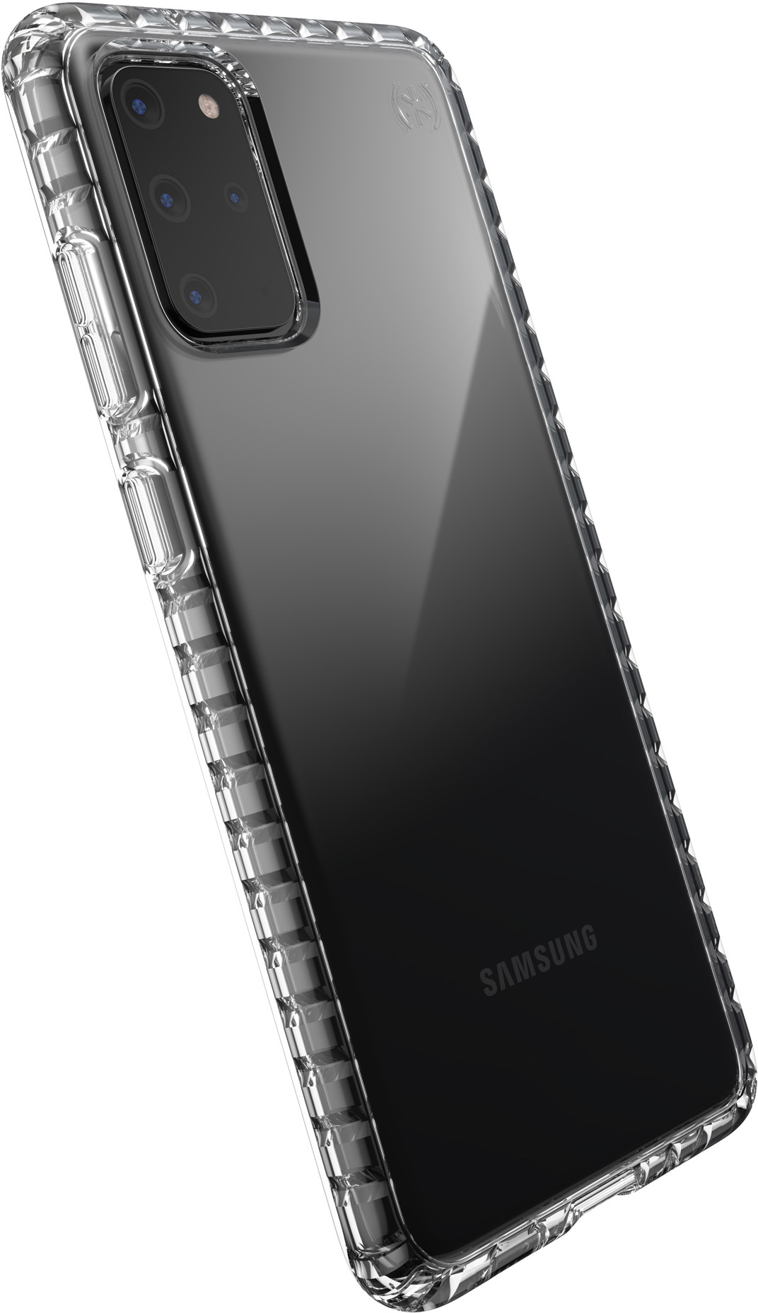 Speck Presidio Perfect Clear - with Impact Geometry - Samsung Galaxy S20 Plus Clear – image 1