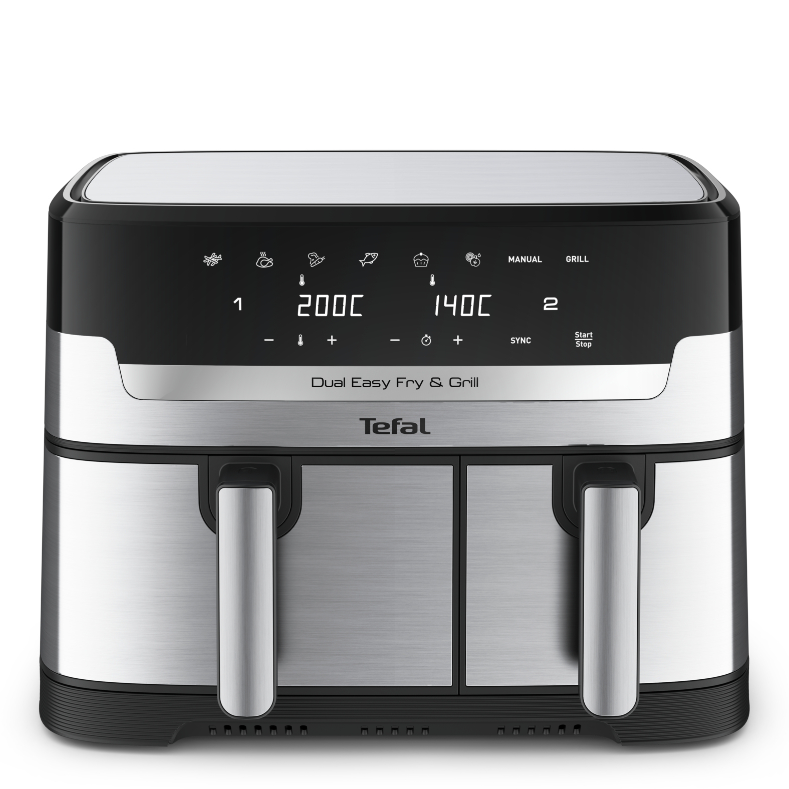 Tefal Dual Easy Fry & Grill EY905D Double – image 2