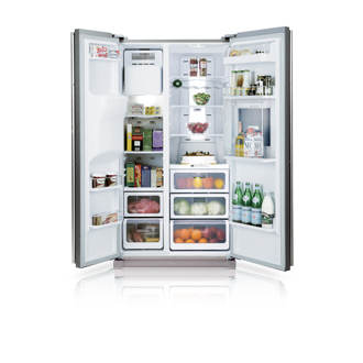 Samsung RSH5ZETS side-by-side refrigerator Freestanding – image 2