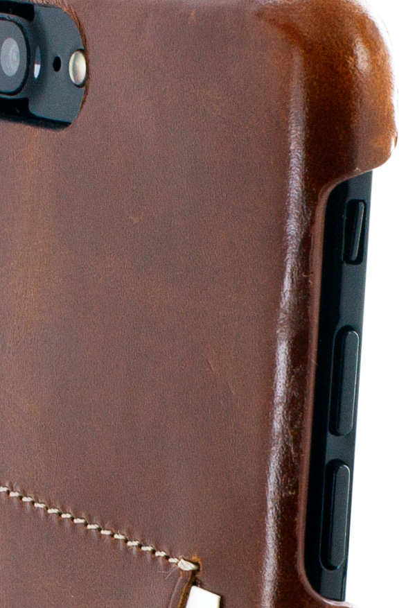 Mobiparts Excellent Backcover Apple iPhone 7 Plus, iPhone 8 Plus Oaked Cognac – image 5