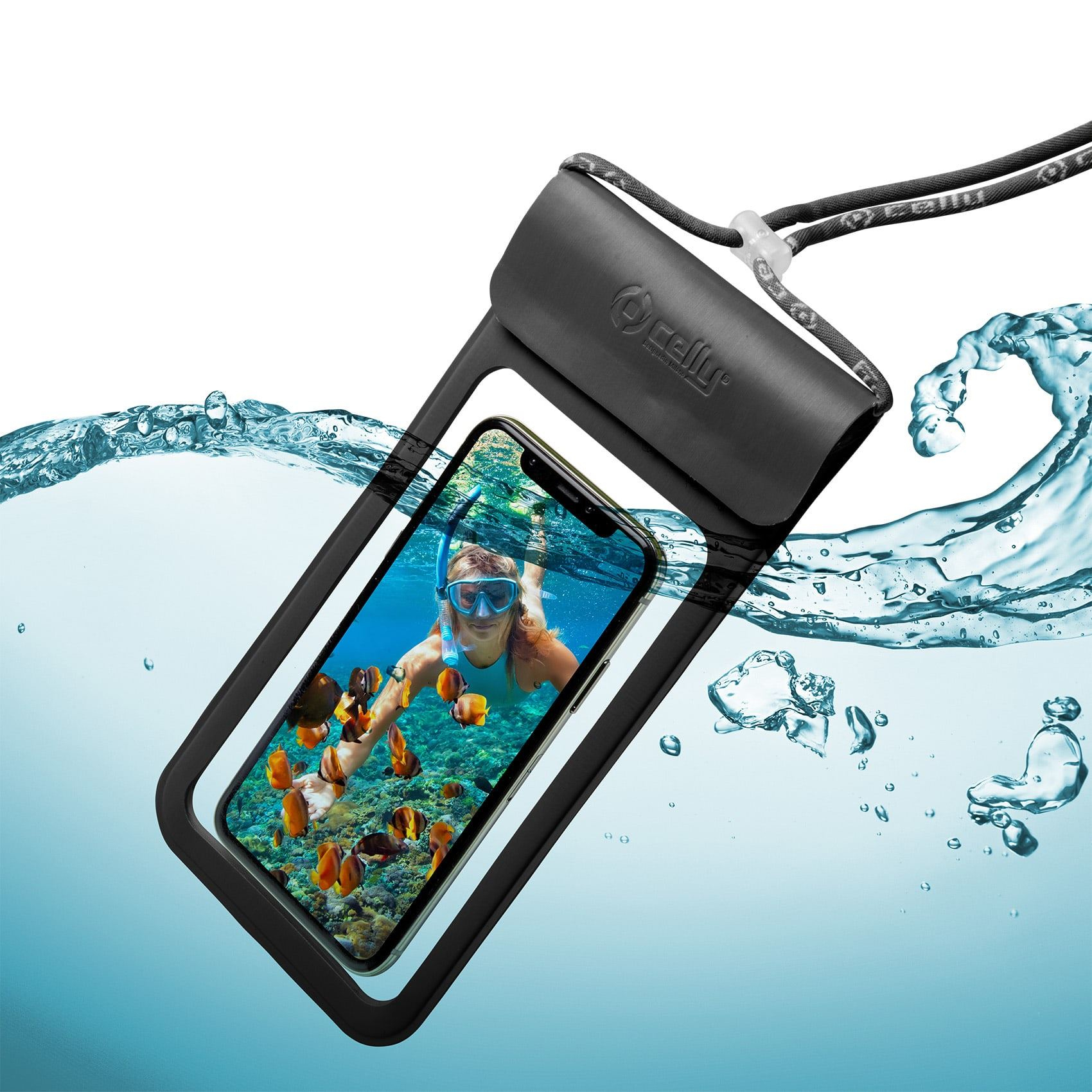 Celly SPLASHBAG19BK mobile phone case