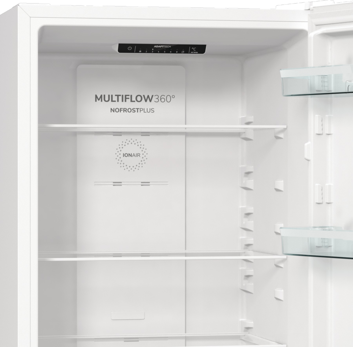 Gorenje Kombinerade kyl/frysskåp NRKE62W BK070B – image 8