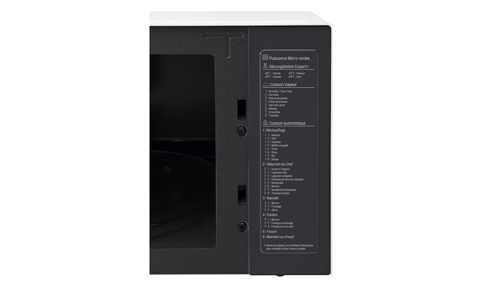 LG MS3265DDH microwave White Solo microwave Countertop – image 8