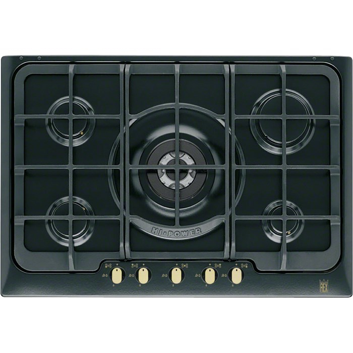 Electrolux PN750RUOV Black Built-in Gas 5 zone(s)