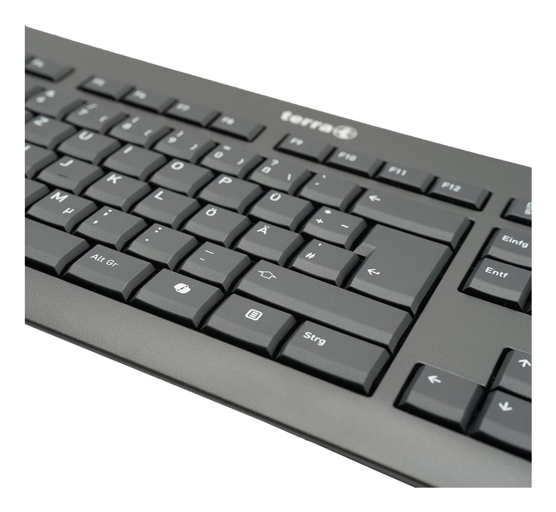 TERRA 1500 keyboard Mouse included Office USB QWERTZ German Black – image 3