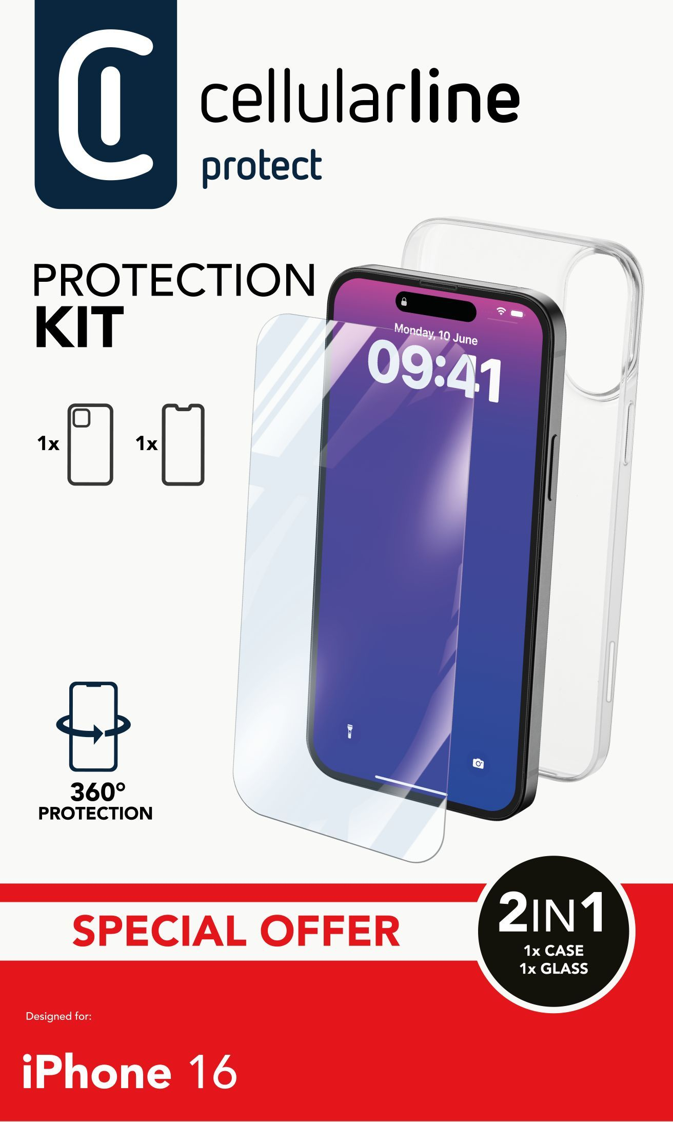 Cellularline Protection Kit - iPhone 16 – image 2