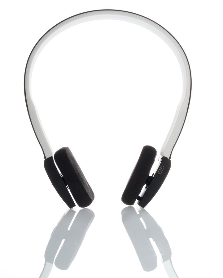 itek ITEH03LBW headphones/headset Wireless Head-band Calls/Music Bluetooth Black, White – image 3