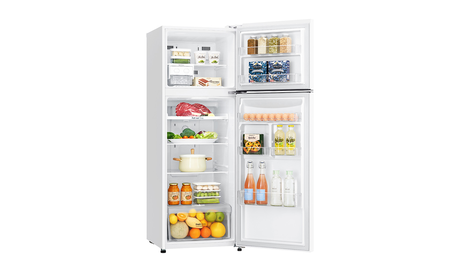 LG GTB523SWCZD fridge-freezer Freestanding – image 4
