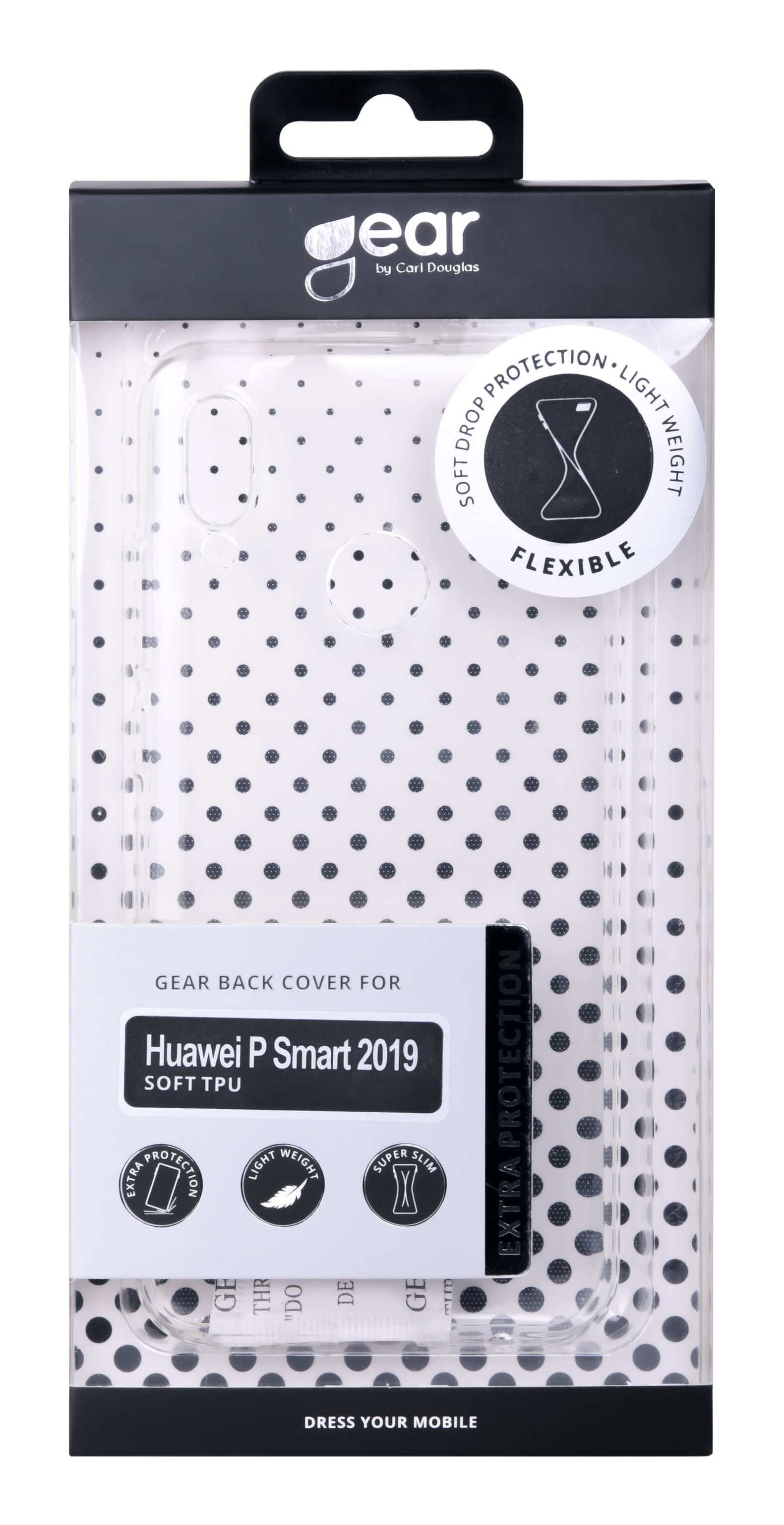 Gear Phone Case TPU Transparent - Huawei P Smart 2019 – image 2