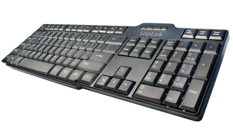 LogiLink ID0041 keyboard USB QWERTZ German Black