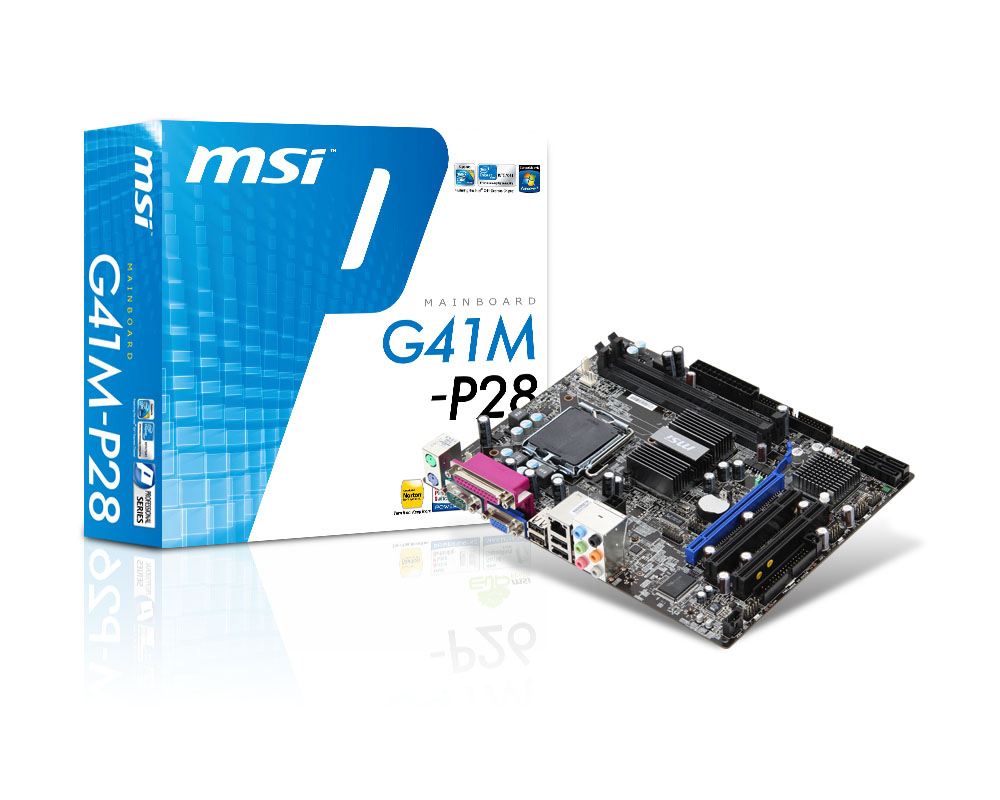 MSI G41M-P28 motherboard LGA 775 (Socket T) micro ATX – image 1