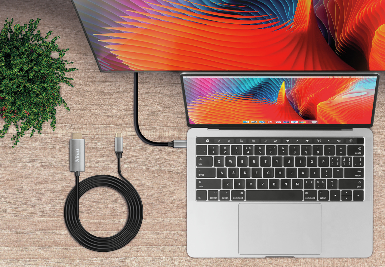 Trust Calyx USB graphics adapter Black, Metallic – image 4