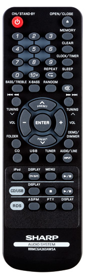 Sharp XL-HF151PHBK home audio system – image 3