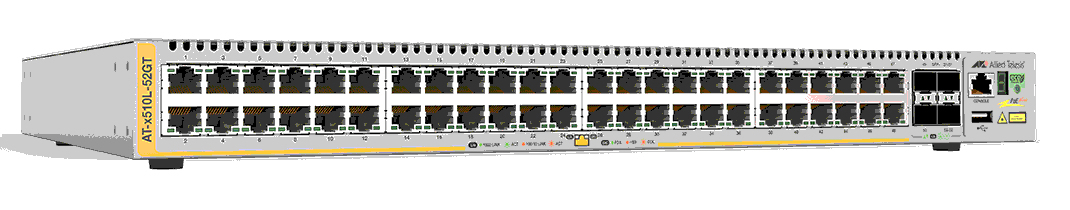 Allied Telesis AT-X510L-52GT-10 network switch Managed L3 Gigabit Ethernet (10/100/1000) Grey