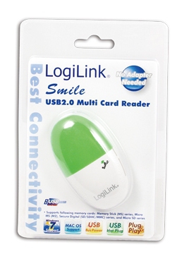 LogiLink CR0030 card reader USB 2.0 Green – image 2