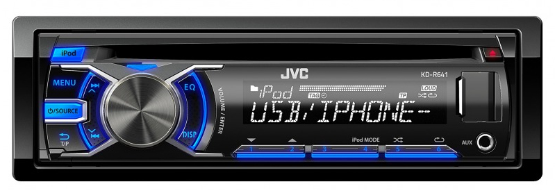 JVC KD-R641E Black