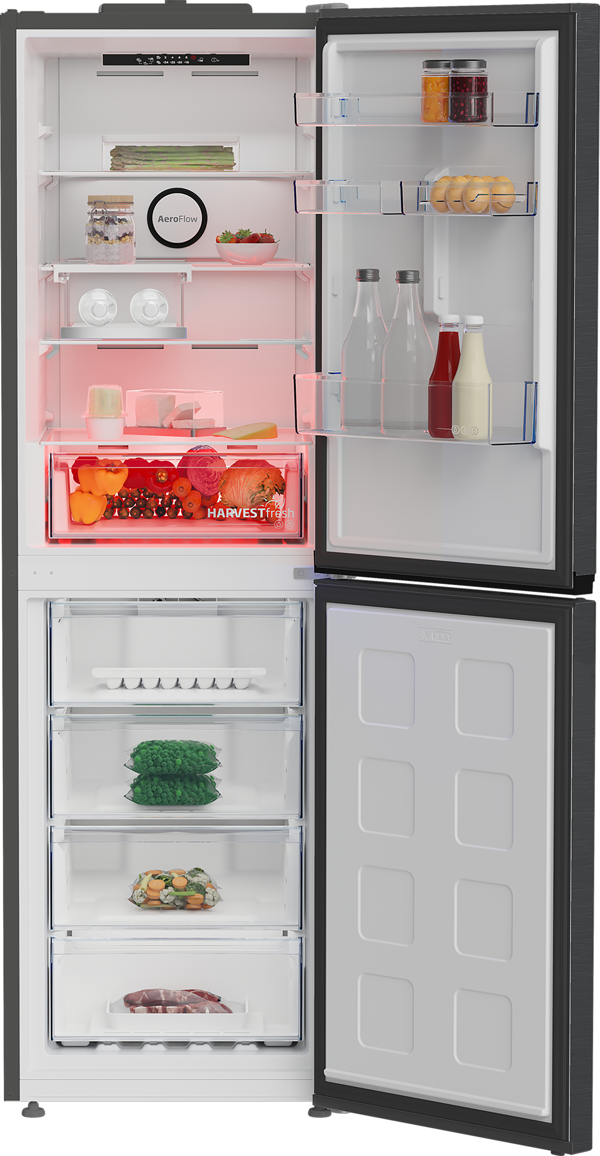 Beko CNG5692VPZ Frost Free Combi Fridge Freezer with HarvestFreshTM Technology – image 5