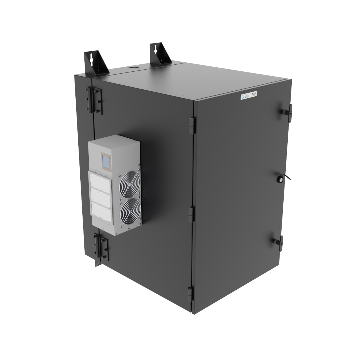 Vertiv GL36N12-30-B-AC13 rack cabinet 19U Wall mounted rack Black