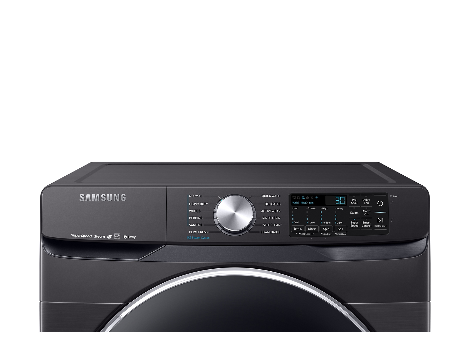 Samsung WF45R6300AV washing machine Front-load 1200 RPM Black, Stainless steel – image 2