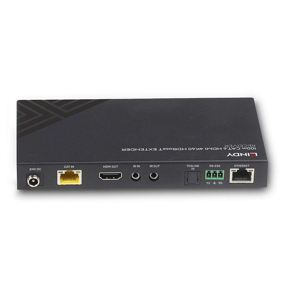 Lindy 100m Cat.6 HDMI 4K60, Audio, IR and RS-232 HDBaseT Receiver – image 2
