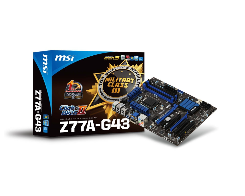 MSI Z77A-G43 motherboard LGA 1155 (Socket H2) ATX – image 4