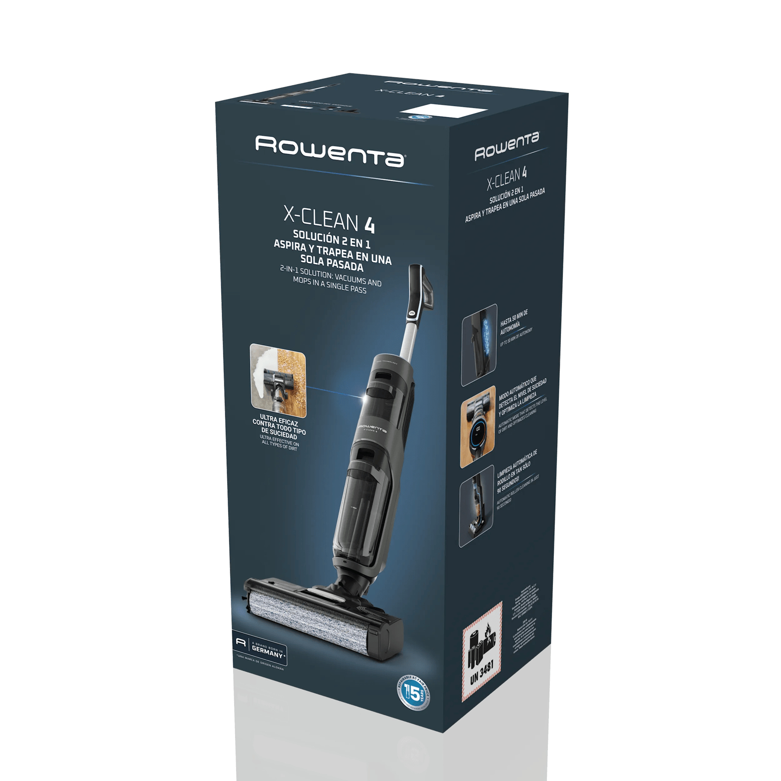 Rowenta GZ5037WO- Stick vacuum Battery Dry&wet Foam Bagless – image 2