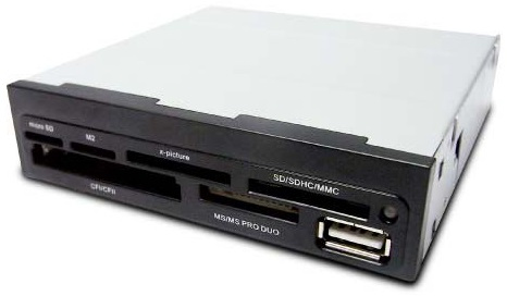 CoolBox CR-400V2 card reader Internal Black