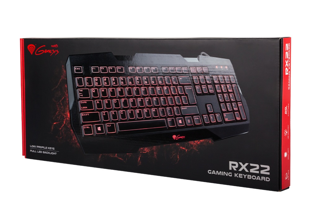 GENESIS RX22 keyboard Gaming USB Black – image 3