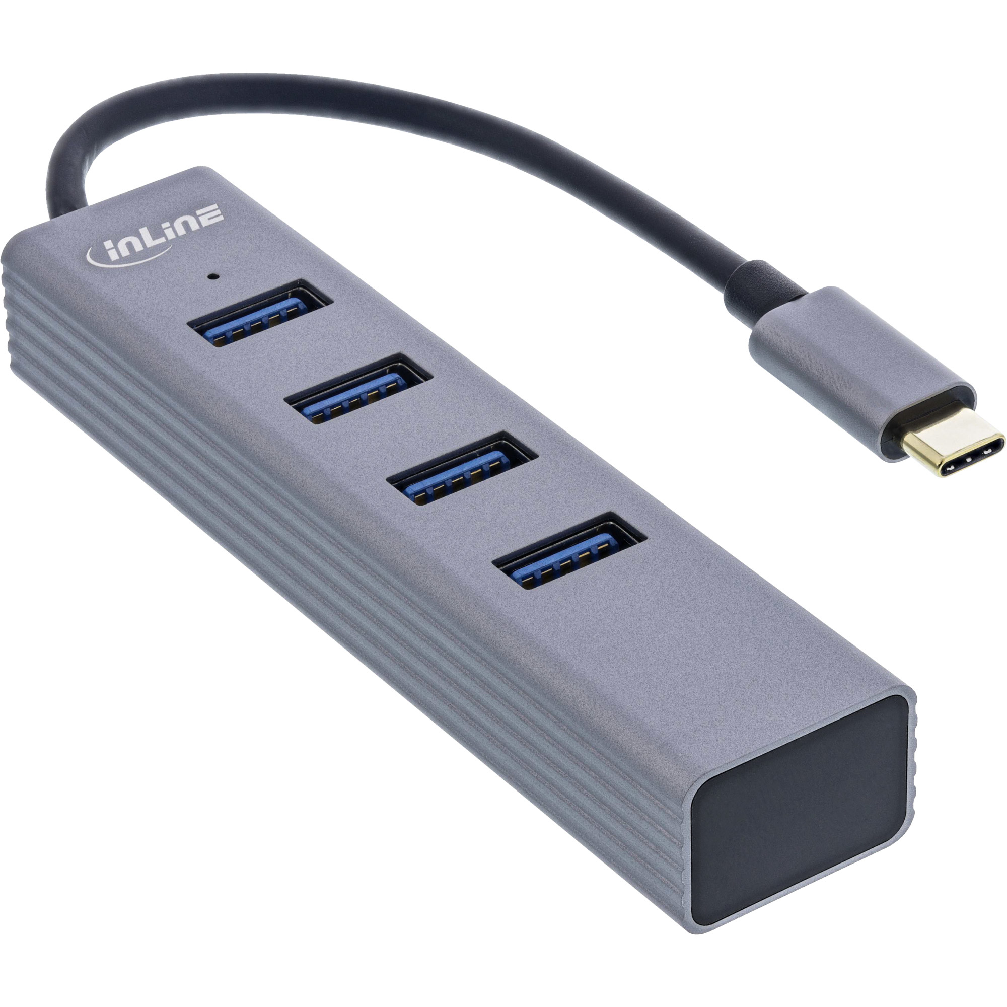 InLine USB-C 3.2 Multi Hub (4x USB-A – image 1