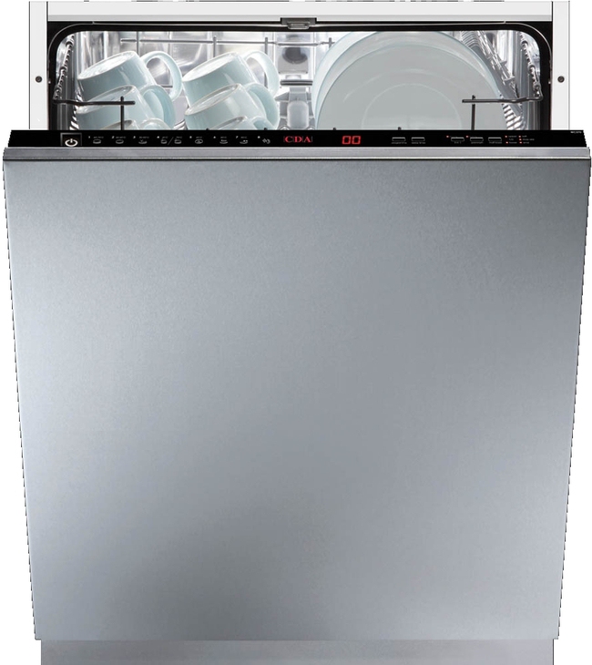 CDA WC370 dishwasher Fully built-in 12 place settings