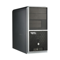 ASUS TM-250 computer case Mini Tower Black, Silver